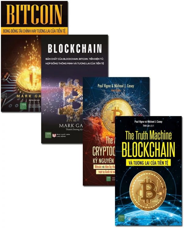combo bộ 4 cuốn blockchain